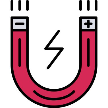 mıknatıs simgesi vektör çizimi