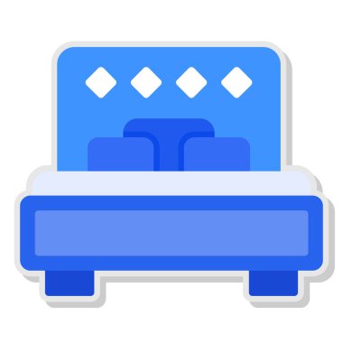 mobilya ikonu vektör illüstrasyonu