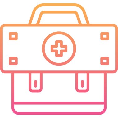 Hastane simgesi modern vektör illüstrasyonu