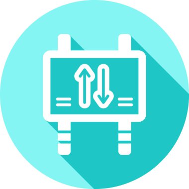 Modern b 'nin vektör illüstrasyonu dolgu simgesinden yoksun