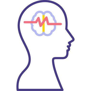 Bir kalbi ve insan kafası olan bir beyin.