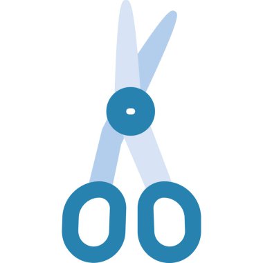 makas simgesi vektör illüstrasyonu