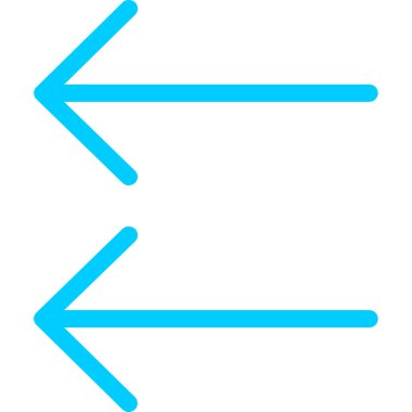 Ok sağ vektör simgesi. Tarzıdır düz simgesi simgesi, mavi renk, beyaz arka plan.