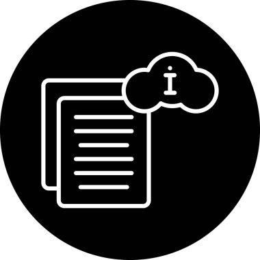 Moda tarzı izole edilmiş arkaplanda bulut depolama simgesi