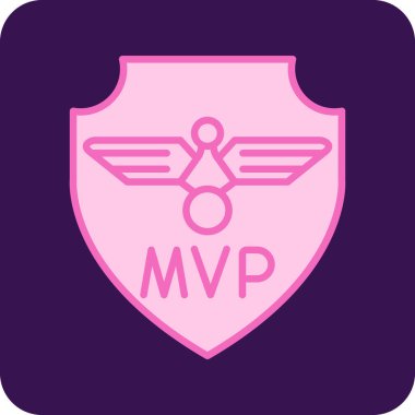 Kalkan simgesi ile rozet