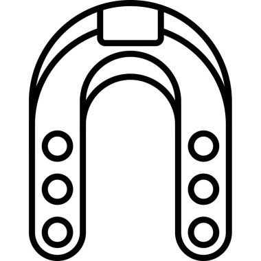 Modern bir simge tasarımının vektör illüstrasyonu