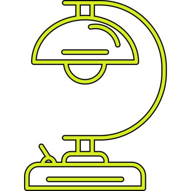 Çizgi film lambasının vektör çizimi