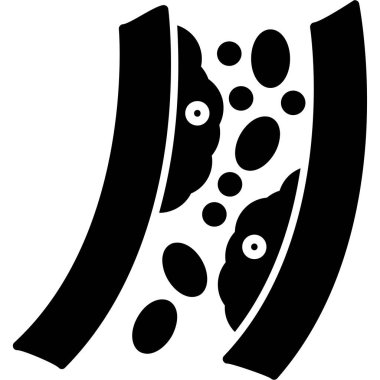 balık yemi deniz ürünleri ikonu ana hatlarıyla