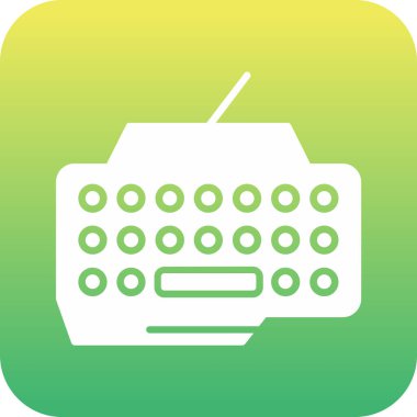 vektör daktilo simge tasarlamak