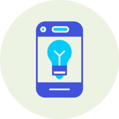 akıllı telefon simgesi vektör illüstrasyonu