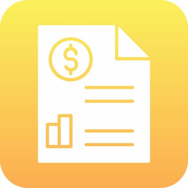 iş ve finans ikonu vektör illüstrasyonu