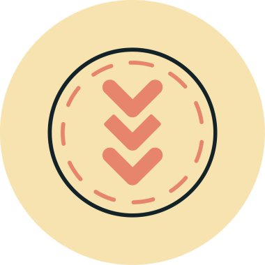 İşaretle. Web simgesi basit illüstrasyon