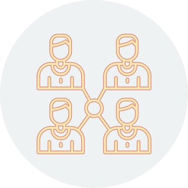 takım insanları modern illüstrasyon vektörü