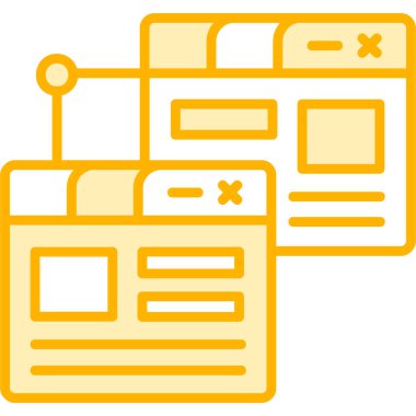 tarayıcı web sayfası ikon vektör çizimi çizimi