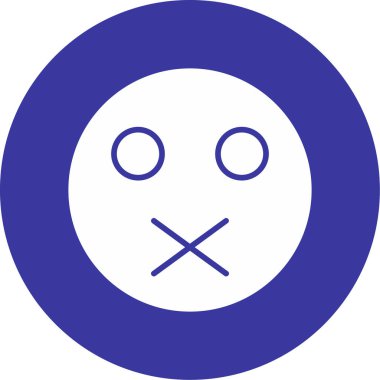 Toplu bir yüzün vektör illüstrasyonu