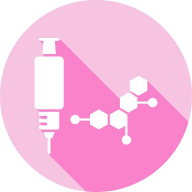 Bir kimyasal simgenin vektör illüstrasyonu