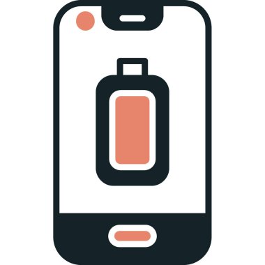 pil simgesi, vektör illüstrasyonu