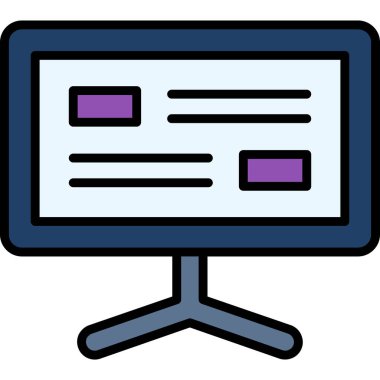 bilgisayar ekranı simgesi, özet biçimi