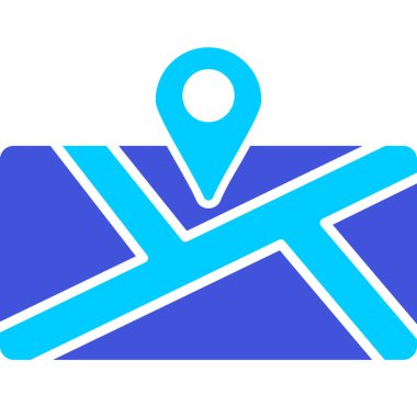 konum simgesi vektör illüstrasyonu