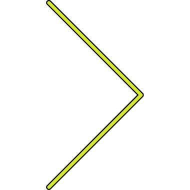 ok simgesi vektör illüstrasyonu