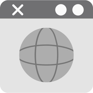 dünya web simgesi vektör illüstrasyonuName