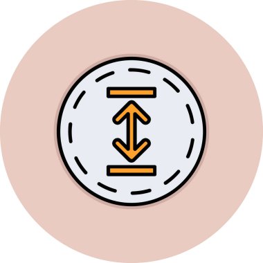 Ok. Web simgesi basit illüstrasyon