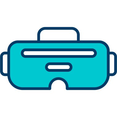 sanal gerçeklik gözlükleri vektör illüstrasyonu