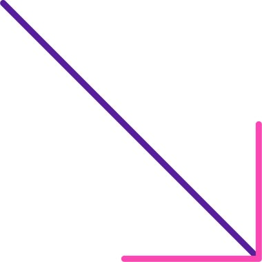 renk ok simgesi, vektör illüstrasyonu