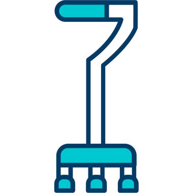 Robotik Kol modern ikon vektör çizimi