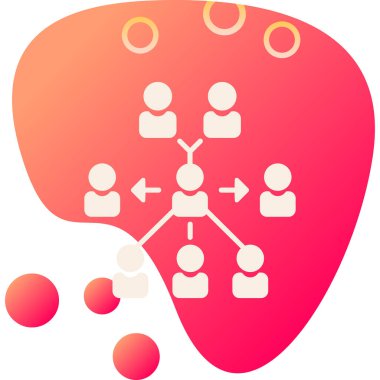 iş stratejisi ikon vektör illüstrasyonu