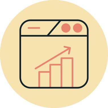 İş simgesinin vektör illüstrasyonu