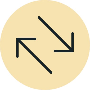 ok simgesi, basit illüstrasyon