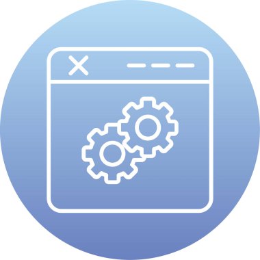 seo modern simgesinin vektör illüstrasyonu