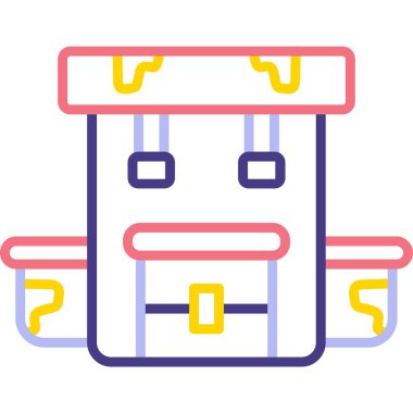 Pil. Web simgesi basit illüstrasyon