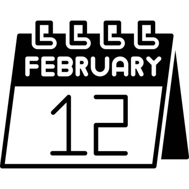 Takvim simgesi tasarımı, vektör illüstrasyonu