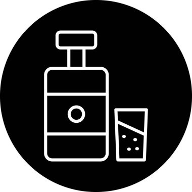 Güzellik ve moda simgelerinin vektör çizimi