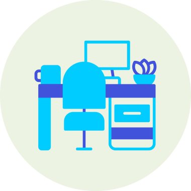 Alışveriş web simgesi, basit vektör illüstrasyonu