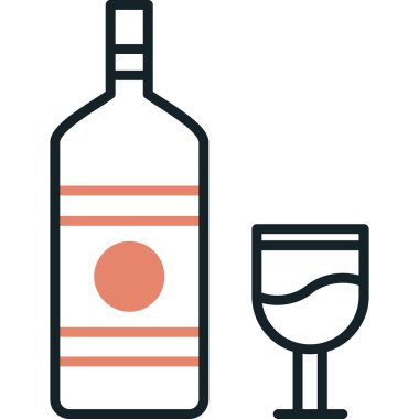 İç bakalım. Web simgesi basit illüstrasyon