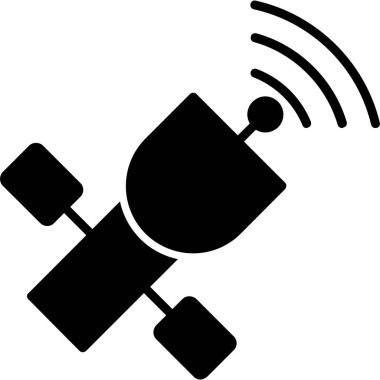 uydu anten simgesi vektörü