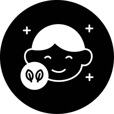 Uzaylı. Web simgesi basit illüstrasyon