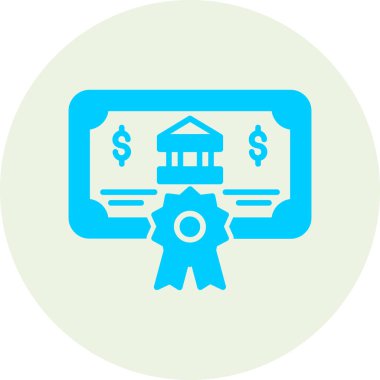 Para için. Web simgesi basit illüstrasyon