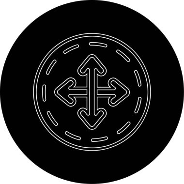 pusula simgesi modadan izole edilmiş arkaplan