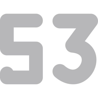 5 numara 35 logo simgesi tasarımı