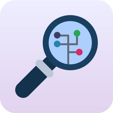 Ara. Web simgesi basit illüstrasyon