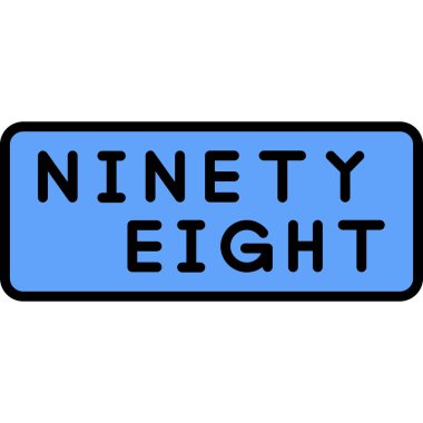 Sekiz numara mavi bir numara.