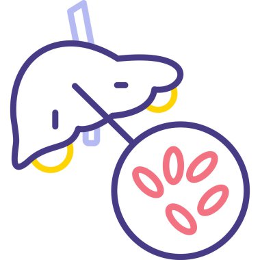 yiyecek web simgesi basit tasarım