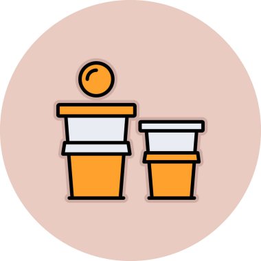 Kahve ikonu vektörü. İnce çizgi işareti. izole edilmiş sembol çizimi