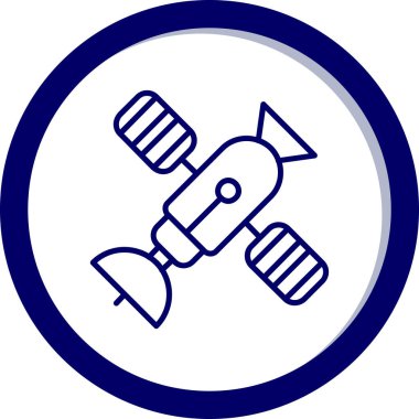 Moda tasarım tarzında vektör illüstrasyon simgesi