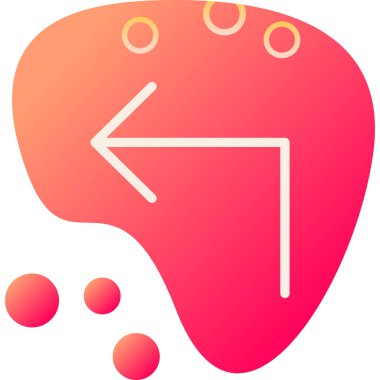 Beyin. Web simgesi basit illüstrasyon