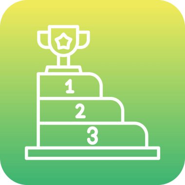 Ödül simgesi soyut arkaplanda izole edildi